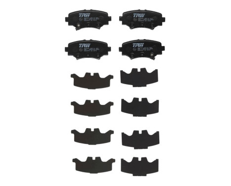 Brake Pad Set, disc brake GDB3593 TRW, Image 2