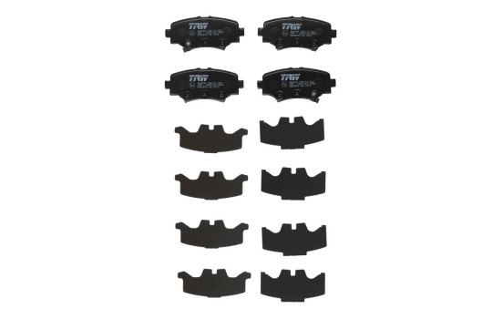 Brake Pad Set, disc brake GDB3593 TRW, Image 2
