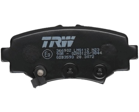 Brake Pad Set, disc brake GDB3593 TRW, Image 5
