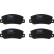 Brake Pad Set, disc brake GDB360 TRW, Thumbnail 2