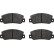 Brake Pad Set, disc brake GDB360 TRW, Thumbnail 3
