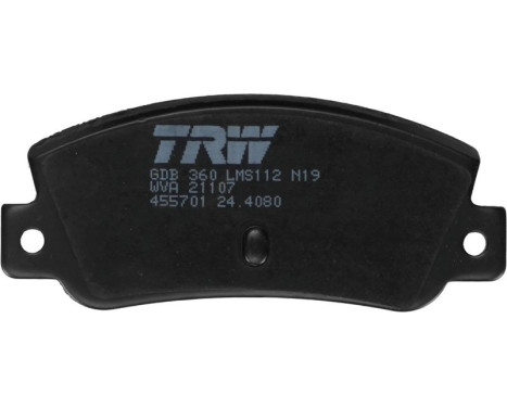 Brake Pad Set, disc brake GDB360 TRW, Image 4