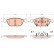 Brake Pad Set, disc brake GDB3600 TRW