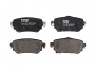 Brake Pad Set, disc brake GDB3617 TRW
