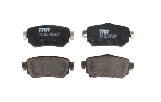 Brake Pad Set, disc brake GDB3617 TRW
