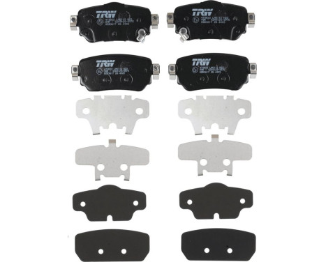 Brake Pad Set, disc brake GDB3617 TRW, Image 4