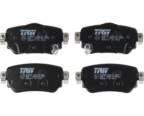 Brake Pad Set, disc brake GDB3617 TRW, Image 5