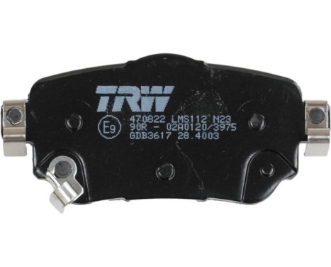 Brake Pad Set, disc brake GDB3617 TRW, Image 7