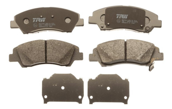 Brake Pad Set, disc brake GDB3618 TRW, Image 2