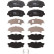 Brake Pad Set, disc brake GDB3622 TRW