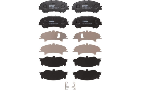 Brake Pad Set, disc brake GDB3622 TRW
