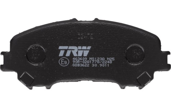 Brake Pad Set, disc brake GDB3622 TRW, Image 3