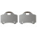 Brake Pad Set, disc brake GDB3626 TRW, Thumbnail 7