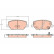 Brake Pad Set, disc brake GDB3629 TRW