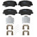 Brake Pad Set, disc brake GDB3630 TRW, Thumbnail 2