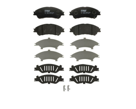 Brake Pad Set, disc brake GDB3633 TRW