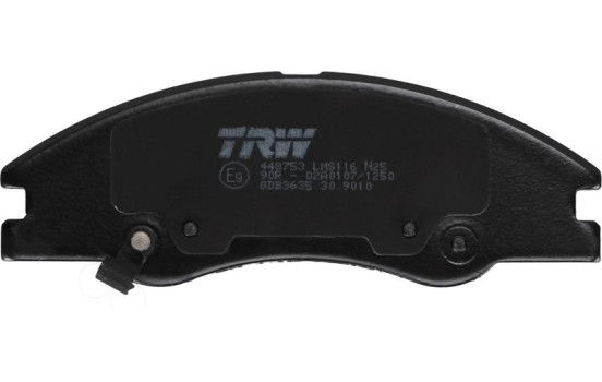Brake Pad Set, disc brake GDB3635 TRW, Image 3