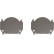 Brake Pad Set, disc brake GDB3635 TRW, Thumbnail 4