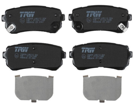 Brake Pad Set, disc brake GDB3636 TRW, Image 3