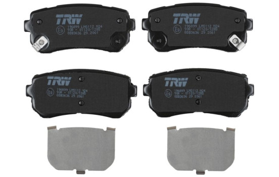 Brake Pad Set, disc brake GDB3636 TRW, Image 3