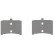 Brake Pad Set, disc brake GDB3638 TRW, Thumbnail 6
