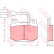Brake Pad Set, disc brake GDB364 TRW