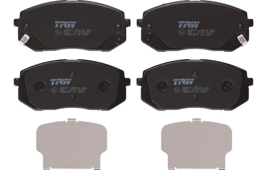Brake Pad Set, disc brake GDB3640 TRW, Image 2