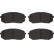Brake Pad Set, disc brake GDB3640 TRW, Thumbnail 3