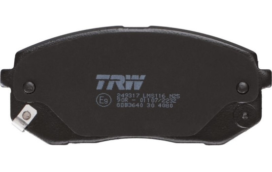 Brake Pad Set, disc brake GDB3640 TRW, Image 4