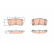 Brake Pad Set, disc brake GDB3641 TRW