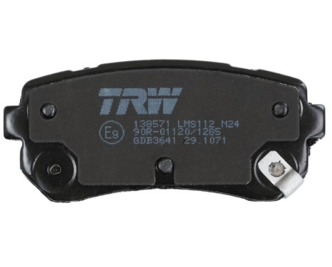 Brake Pad Set, disc brake GDB3641 TRW, Image 5