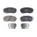 Brake Pad Set, disc brake GDB3642 TRW