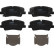 Brake Pad Set, disc brake GDB3646 TRW