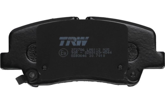 Brake Pad Set, disc brake GDB3646 TRW, Image 3