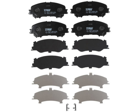 Brake Pad Set, disc brake GDB3648 TRW, Image 3