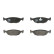 Brake Pad Set, disc brake GDB392 TRW