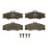 Brake Pad Set, disc brake GDB399 TRW, Thumbnail 3