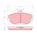 Brake Pad Set, disc brake GDB4033 TRW, Thumbnail 2