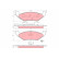 Brake Pad Set, disc brake GDB4045 TRW, Thumbnail 2