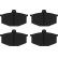 Brake Pad Set, disc brake GDB405 TRW, Thumbnail 3