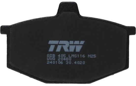 Brake Pad Set, disc brake GDB405 TRW, Image 4