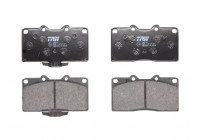Brake Pad Set, disc brake GDB4076 TRW