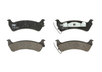 Brake Pad Set, disc brake GDB4124 TRW