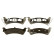 Brake Pad Set, disc brake GDB4124 TRW, Thumbnail 3