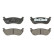 Brake Pad Set, disc brake GDB4132 TRW