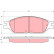 Brake Pad Set, disc brake GDB4138 TRW, Thumbnail 2