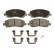 Brake Pad Set, disc brake GDB4141 TRW, Thumbnail 3