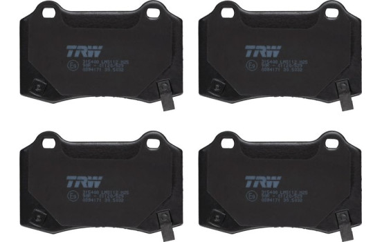 Brake Pad Set, disc brake GDB4171 TRW, Image 2