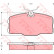 Brake Pad Set, disc brake GDB418 TRW