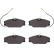 Brake Pad Set, disc brake GDB425 TRW, Thumbnail 3